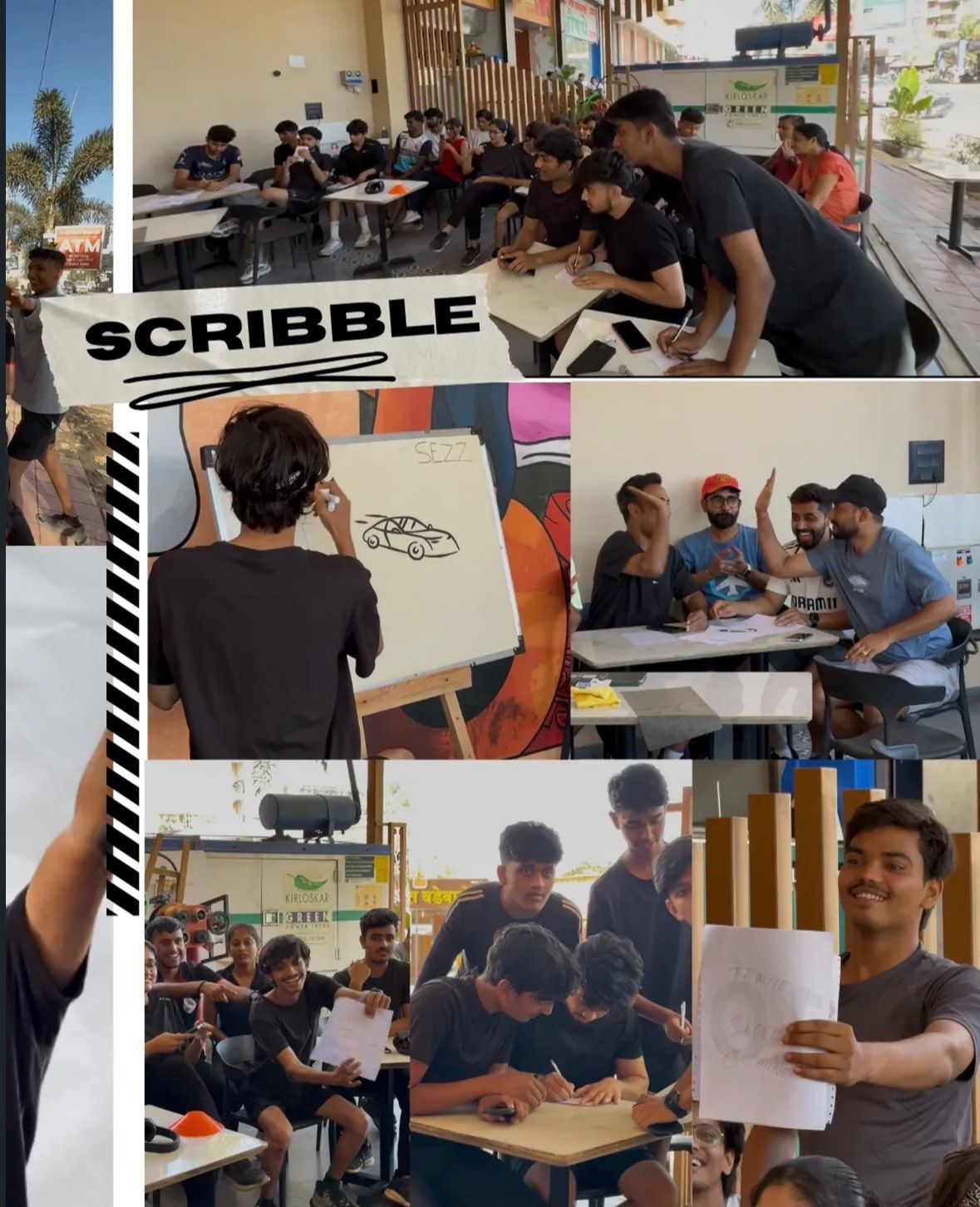 Scribble night event